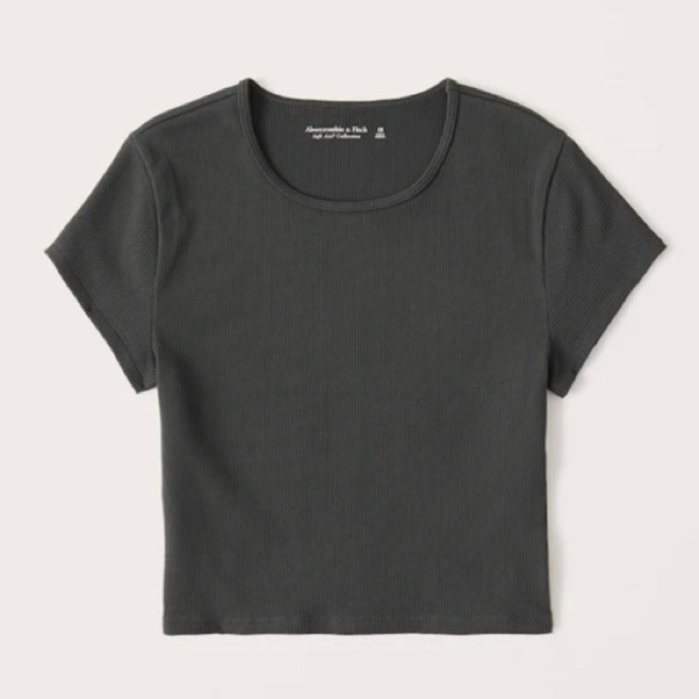 Abercrombie Soft AF Black Tshirt